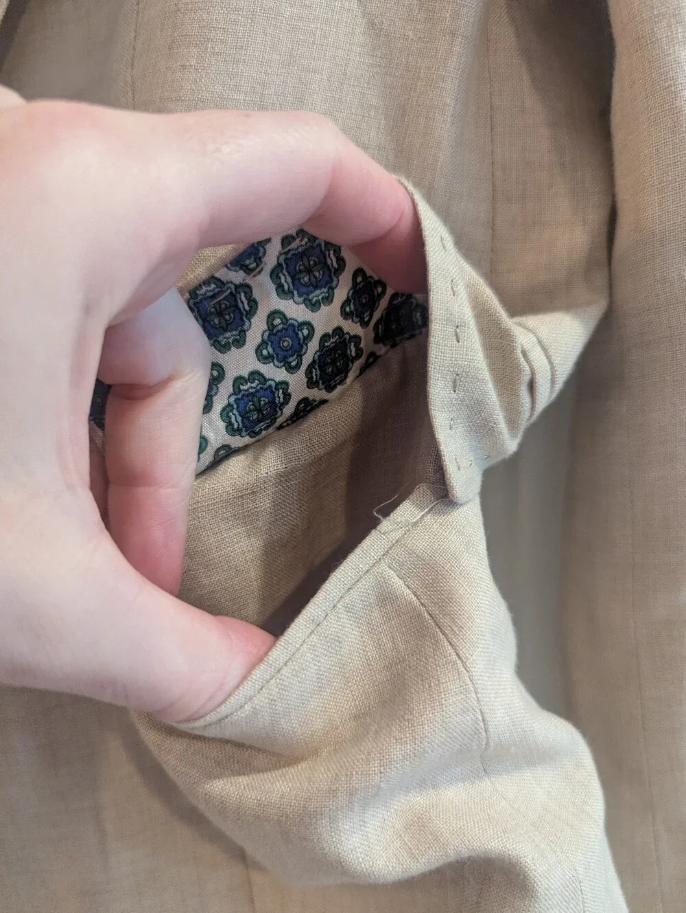 Zara Women's Linen Blazer - Picture 7 of 8